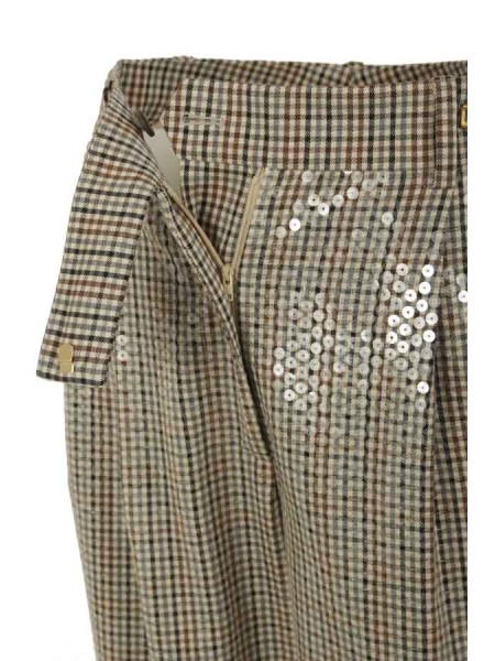 Pantalone CO.GO' Paillettes Cammello